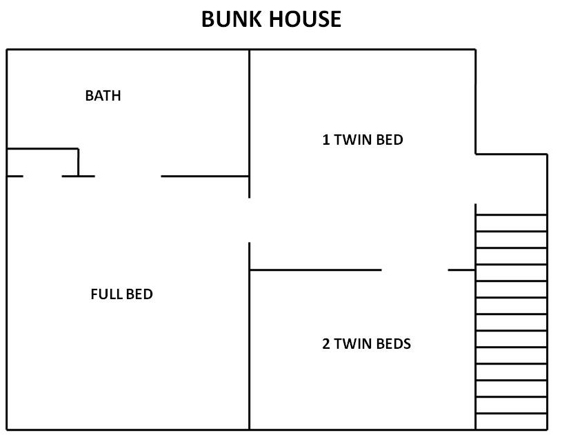 Bunk House Floor Plan 3.26.09